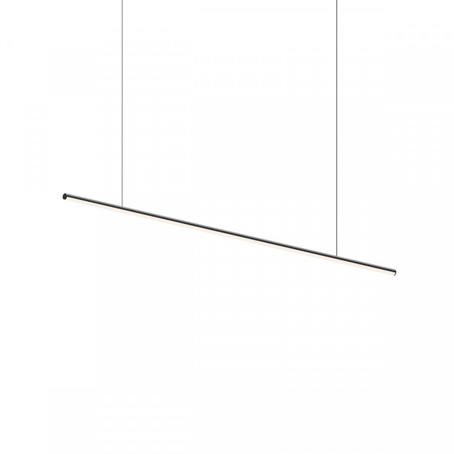 Sonneman Fino Pendant - 60", Satin Black, 3000K