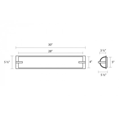 Sonneman - Edge Bath Bar