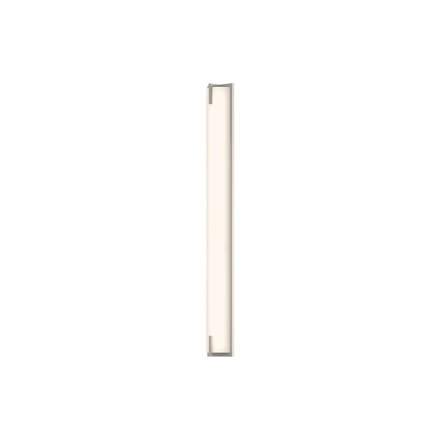 Sonneman New Edge Bath Bar - Satin Nickel, 40"