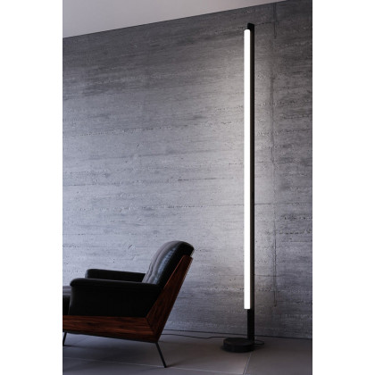 Sonneman Keel LED Floor Lamp - Satin Black