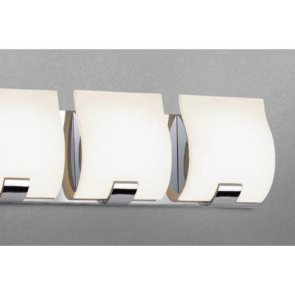 Sonneman Aquo LED Bath Bar - Satin Nickel, 3-Light