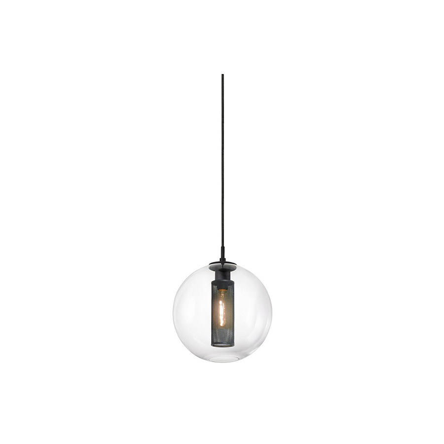 Sonneman Tribeca Single Pendant - Textured Black, 12"