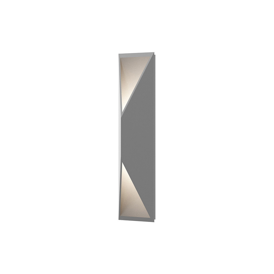 Sonneman Prisma LED Sconce - Textured Gray, Tall