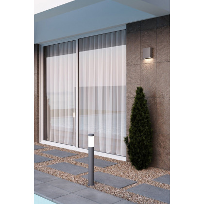 Sonneman Flat Box LED Sconce - Textured Gray