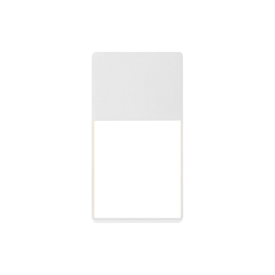 Sonneman Light Frames Downlight LED Sconce - Textured White