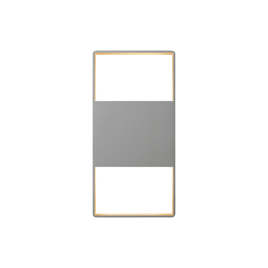 Sonneman Light Frames Up/Down LED Sconce - Textured Gray, 14"