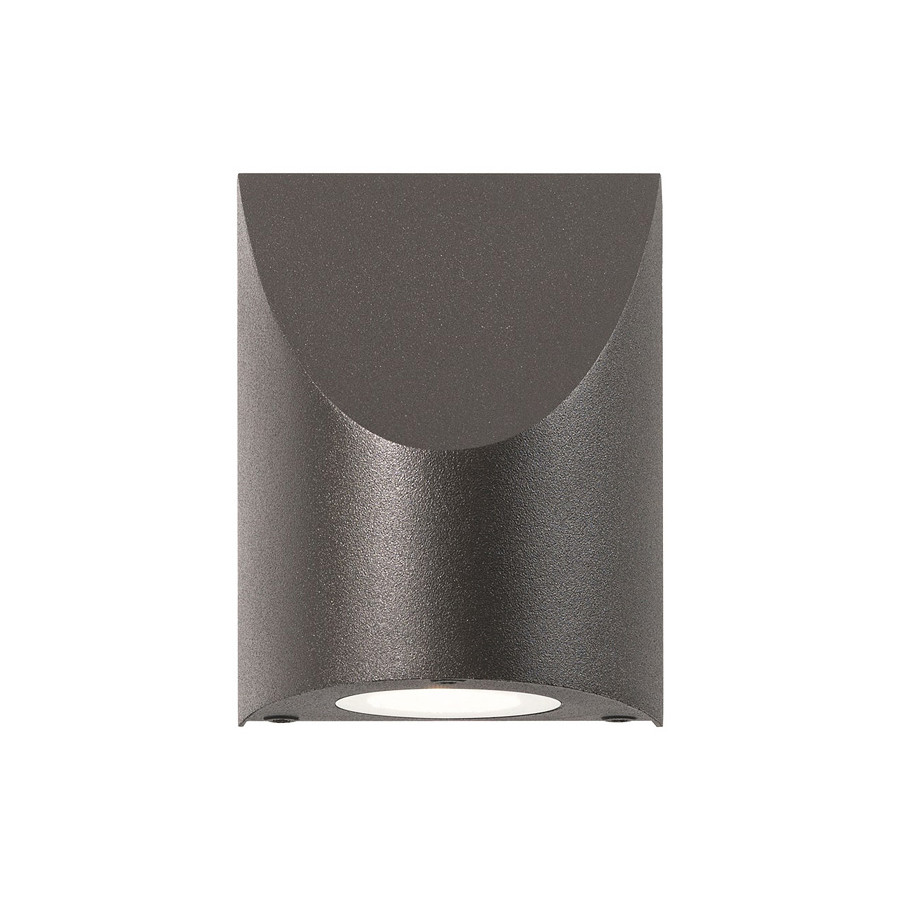Sonneman Shear Sconce - Textured Bronze, Small