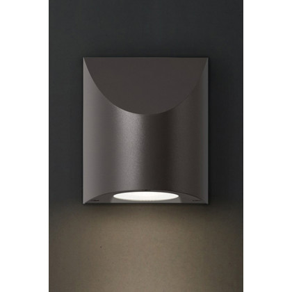 Sonneman Shear Sconce - Textured Bronze, Small