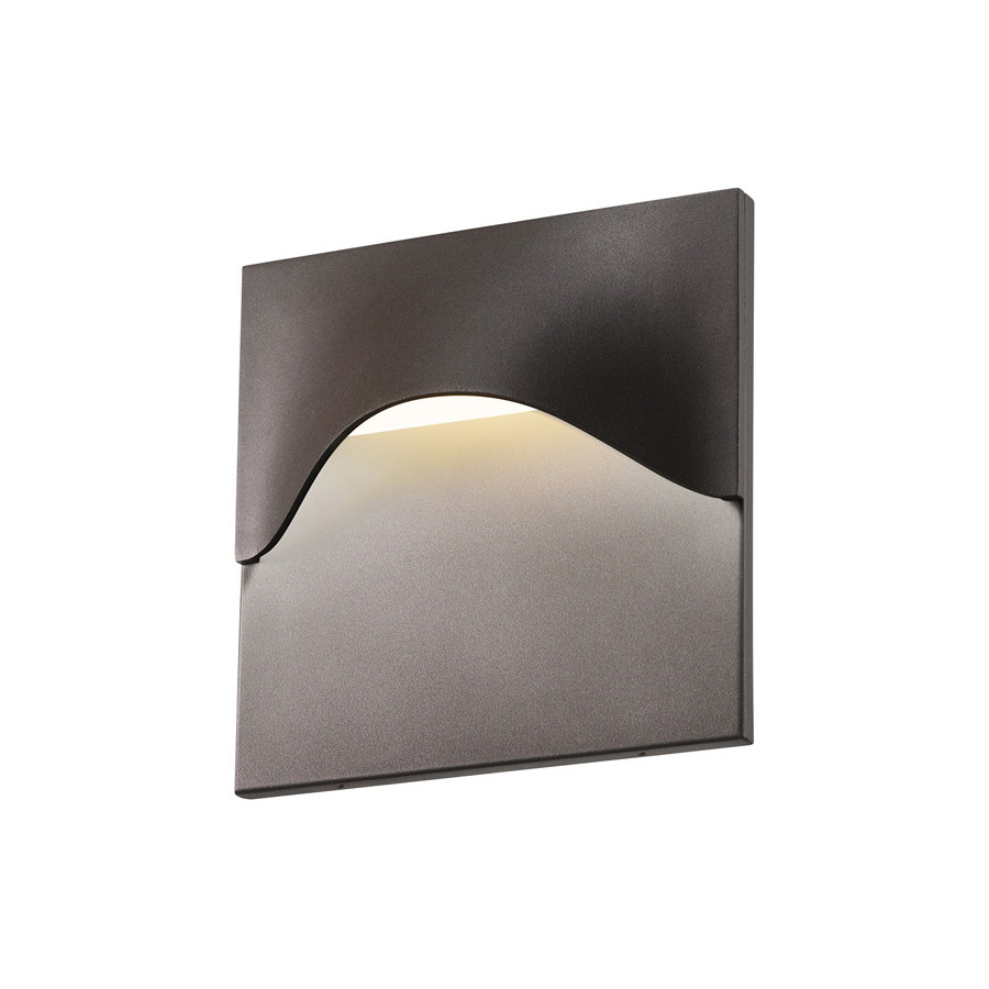 Sonneman Tides High LED Sconce - Textured Bronze