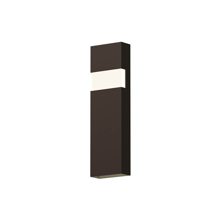 Sonneman Band LED Sconce - Textured Bronze, 21"