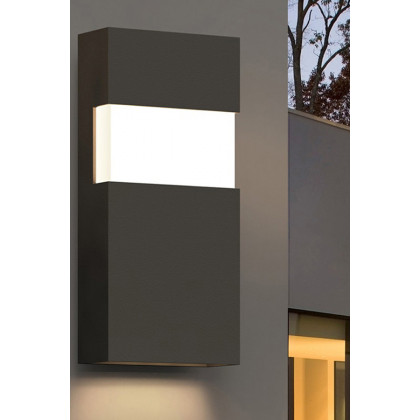 Sonneman Band LED Sconce - Textured Bronze, 21"