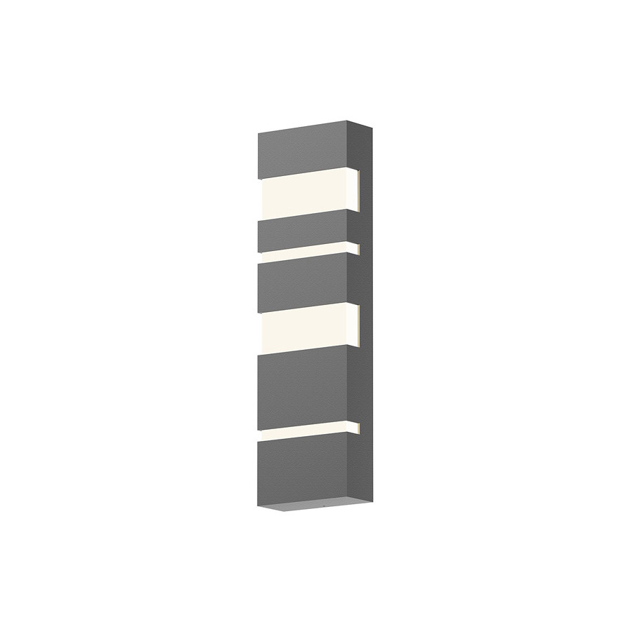 Sonneman Jazz Notes LED Sconce - Textured Gray, 21"