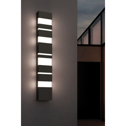 Sonneman Jazz Notes LED Sconce - Textured Bronze, 36"
