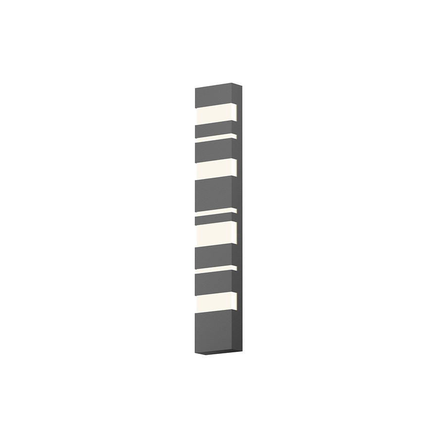 Sonneman Jazz Notes LED Sconce - Textured Gray, 36"