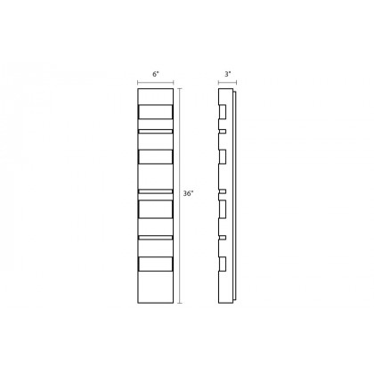Sonneman Jazz Notes LED Sconce - Textured White, 36"
