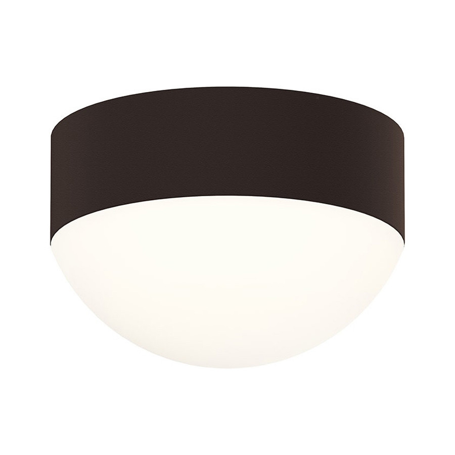 Sonneman REALS LED Ceiling/Wall Mount - Textured Bronze, Dome Lens