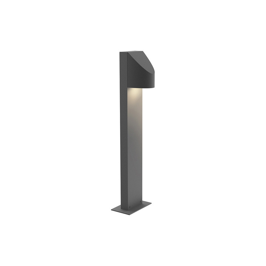 Sonneman Shear LED Bollard - Textured Gray, 22"