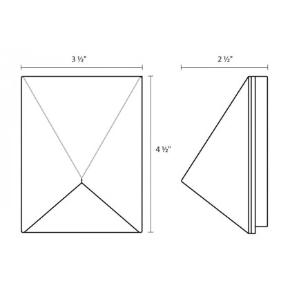 Sonneman - Triform Compact LED Sconce