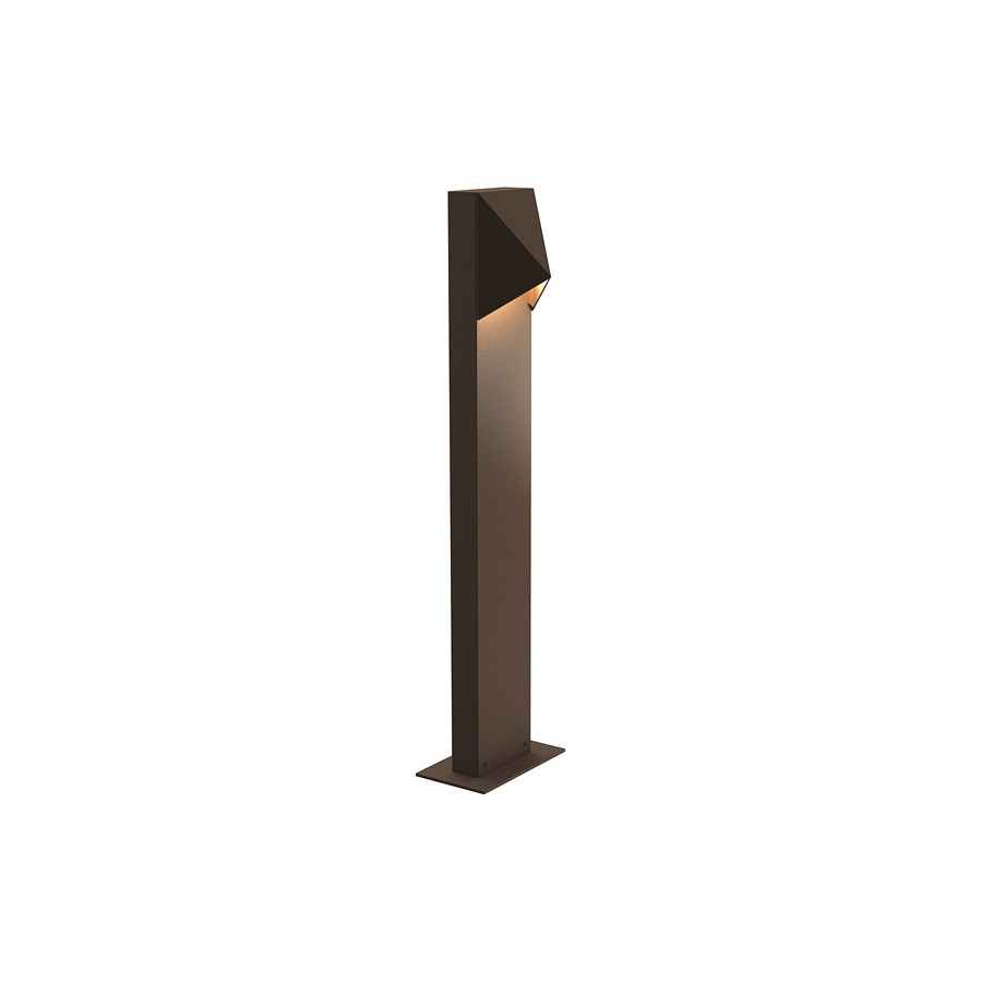 Sonneman Triform Compact LED Bollard - Textured Bronze, 22"
