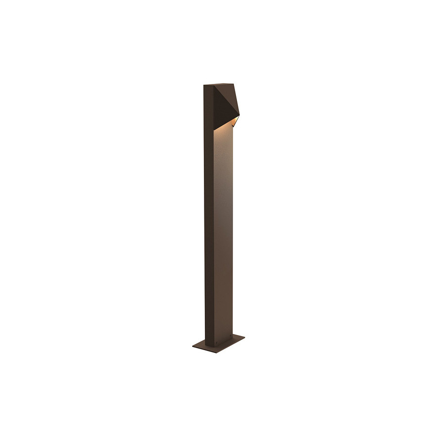 Sonneman Triform Compact LED Bollard - Textured Bronze, 28"
