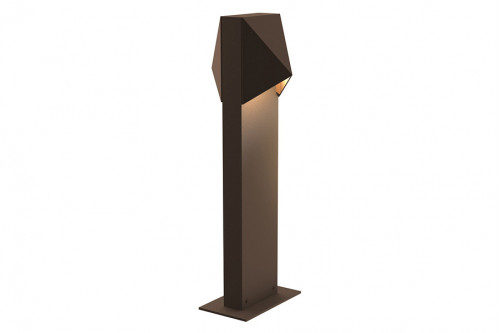 Sonneman™ Triform Compact LED Double Bollard - Textured Bronze, 16"