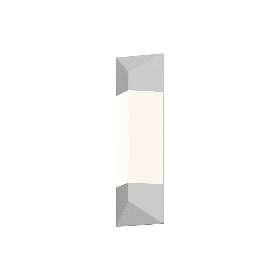 Sonneman Triform LED Sconce - Textured White, 18"