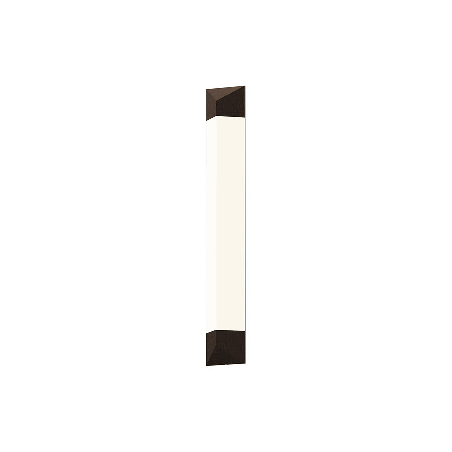 Sonneman Triform LED Sconce - Textured Bronze, 36"
