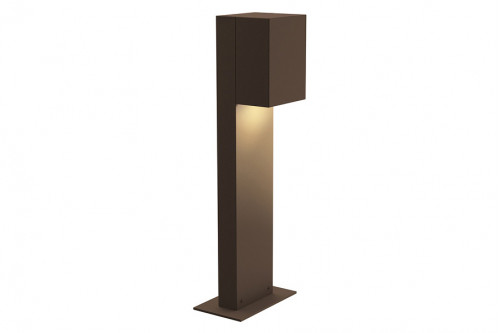 Sonneman™ Box LED Bollard - Textured Bronze, 16"