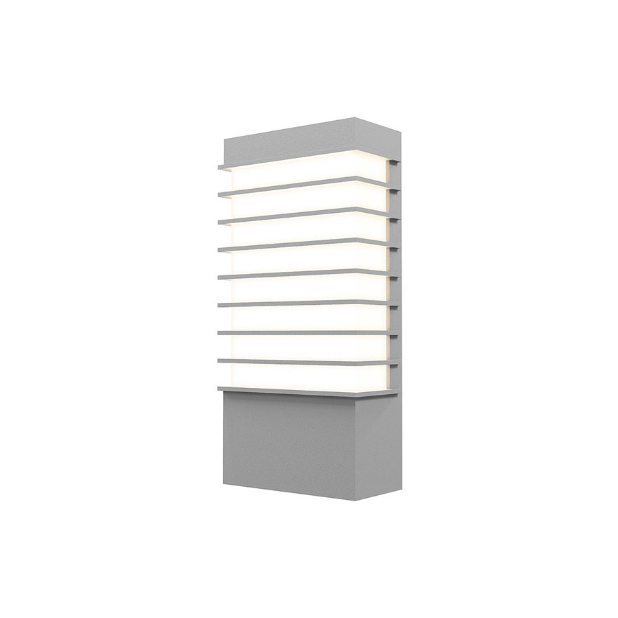 Sonneman Tawa LED Sconce - Textured Gray, 13" Standard