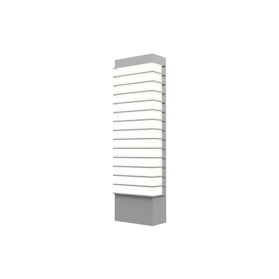 Sonneman Tawa LED Sconce - Textured Gray, 21" Standard