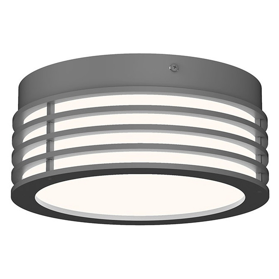Sonneman Marue LED Surface Mount - Textured Gray, 7", Round