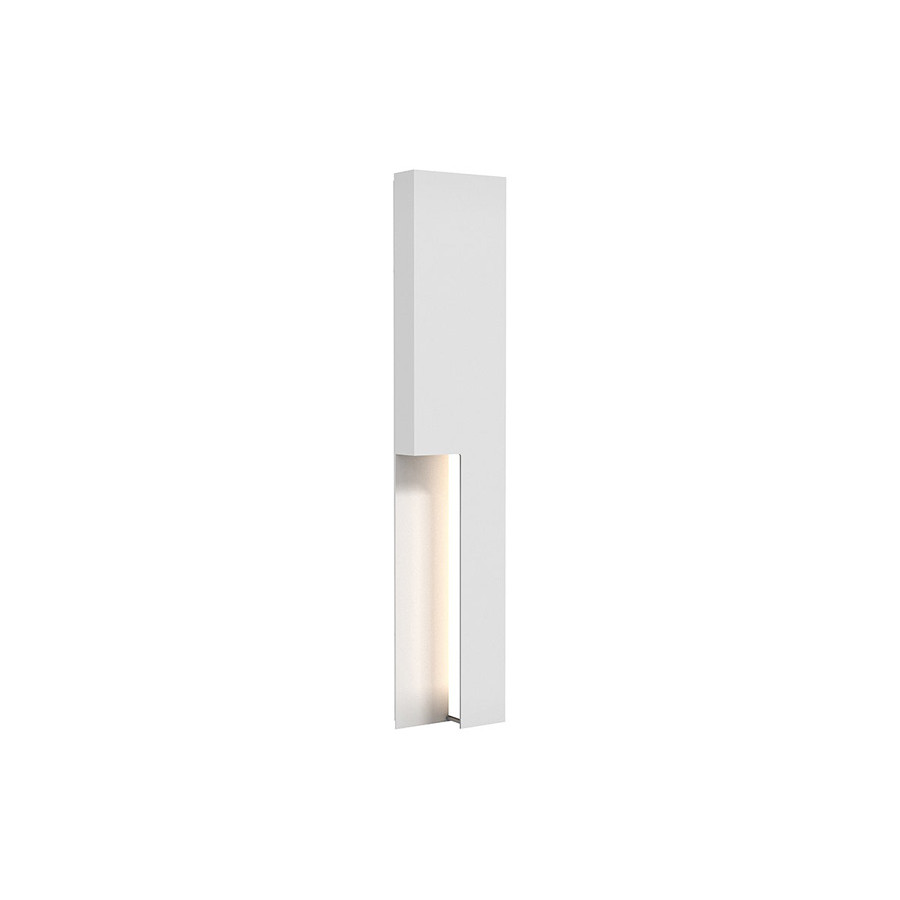 Sonneman Incavo LED Sconce - Textured White, 30"