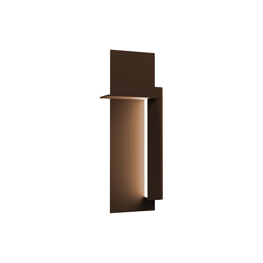 Sonneman Backgate LED Sconce - Textured Bronze, 20", Right
