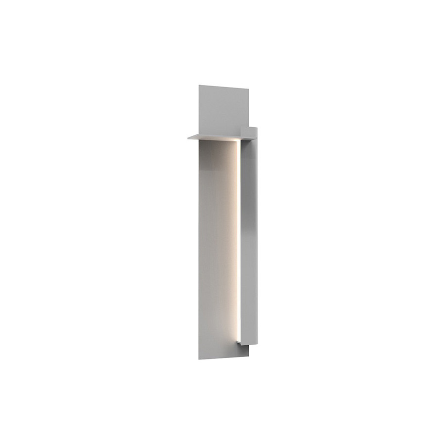 Sonneman Backgate LED Sconce - Textured Gray, 30", Right