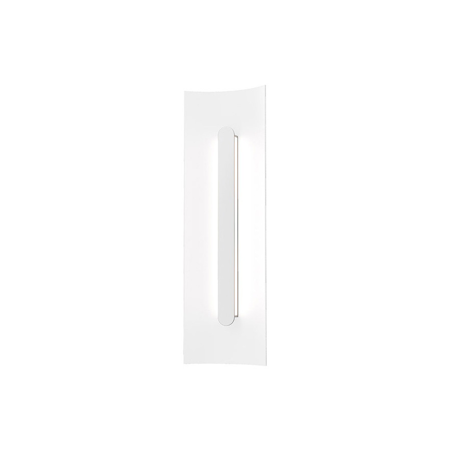 Sonneman Tairu LED Sconce - Textured White, 18"