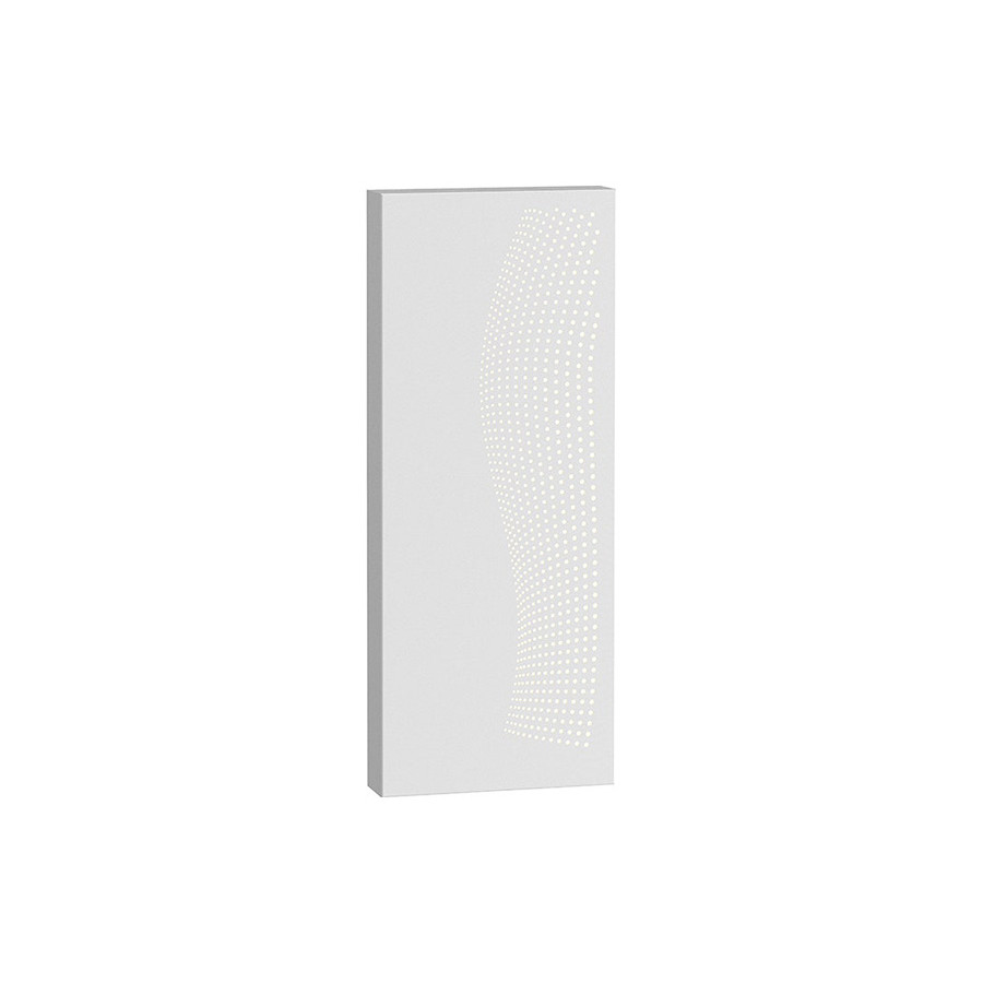 Sonneman Dotwave LED Sconce - Textured White, Rectangle, Rectangle