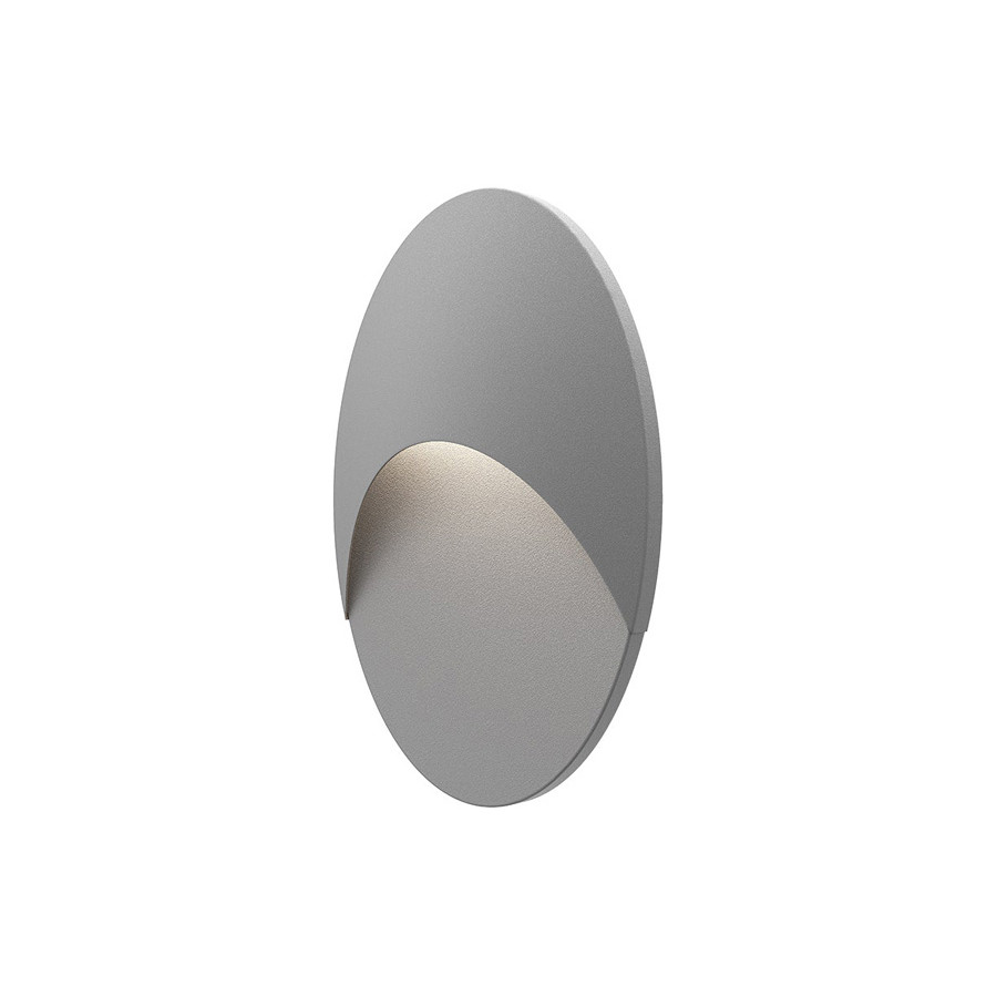Sonneman Ovos LED Sconce - Textured Gray, Oval