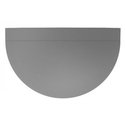 Sonneman Mezza Cupola LED Sconce - Textured Gray, 5"