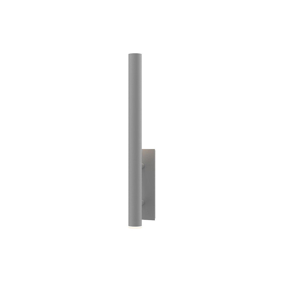 Sonneman Flue LED Sconce - Textured Gray, 30"