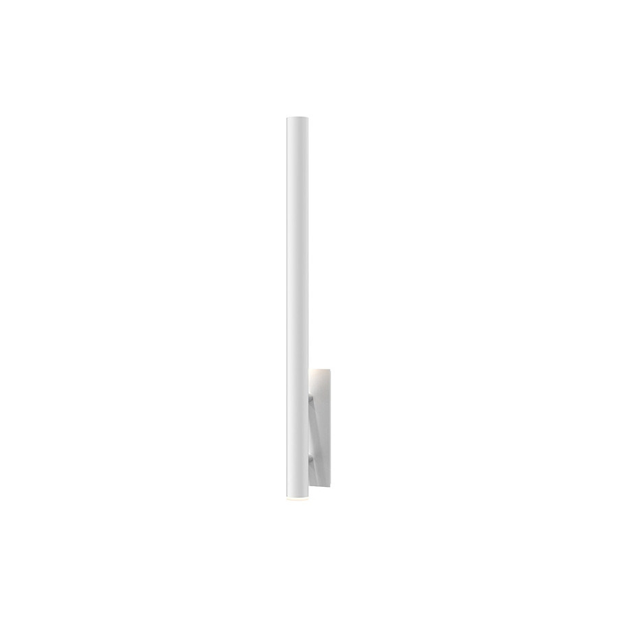 Sonneman Flue LED Sconce - Textured White, 40"