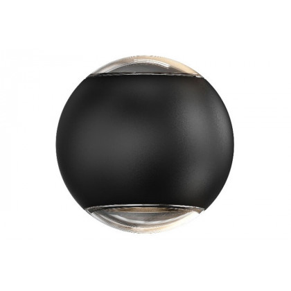 Sonneman Hemisphere Sconce - Textured Black, Two Sided