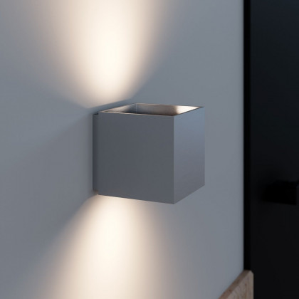 Sonneman QB Sconce - Small, Natural Anodized