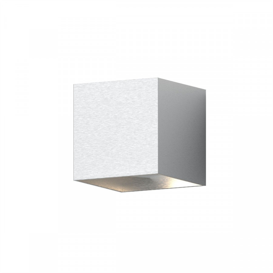 Sonneman QB Sconce - Large, Natural Anodized