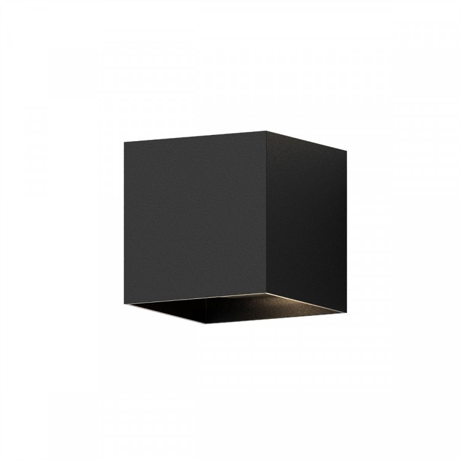 Sonneman QB Sconce - Large, Textured Black