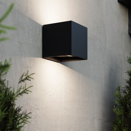 Sonneman QB Sconce - Large, Textured Black