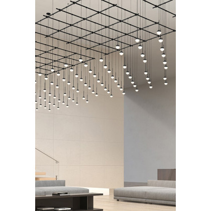 Sonneman - Suspenders 96" x 96" Gridscape with 36" Monoline Domed Ball Luminaires