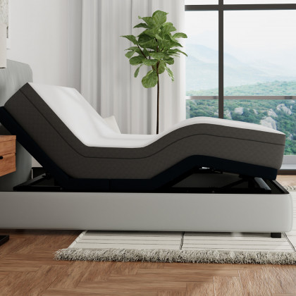 South Bay 10" Medium Gel Infused Queen Memory Foam Mattress and Model 3 Adjustable Bed Base