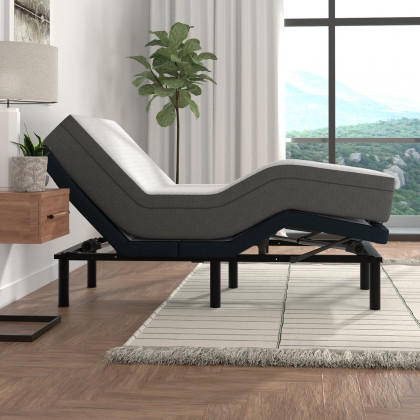 South Bay - 10" Medium Gel Infused Memory Foam Mattress and Model 3 Adjustable Bed Base