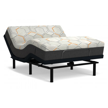 South Bay 12" Medium Copper Gel Infused King Premium Memory Foam Mattress and Model 3 Adjustable Bed Base