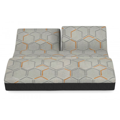 South Bay 12" Medium Copper Gel Infused Premium Memory Foam Mattress - King Split Head Size